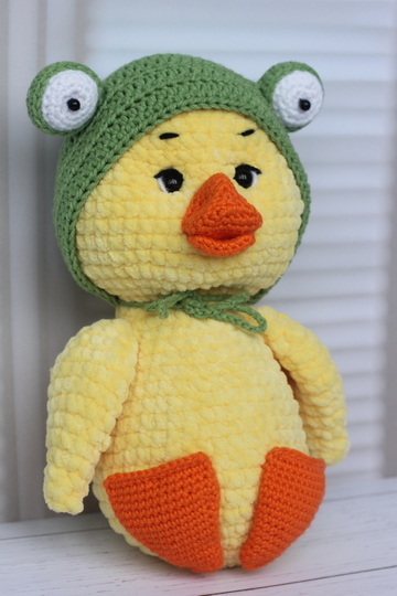 Häkelanleitung für Plüsch Entchen