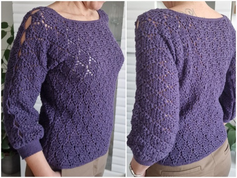 Häkelanleitung für den Pulli "Aurora"