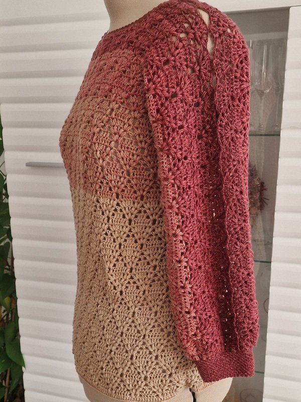 Häkelanleitung für den Pulli "Aurora" - Bild 7