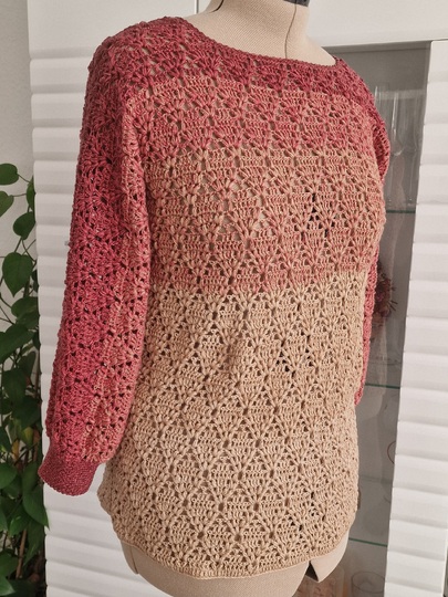 Häkelanleitung für den Pulli "Aurora"