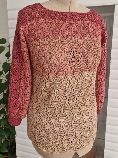 Häkelanleitung für den Pulli "Aurora"