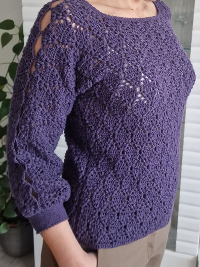 Häkelanleitung für den Pulli "Aurora"