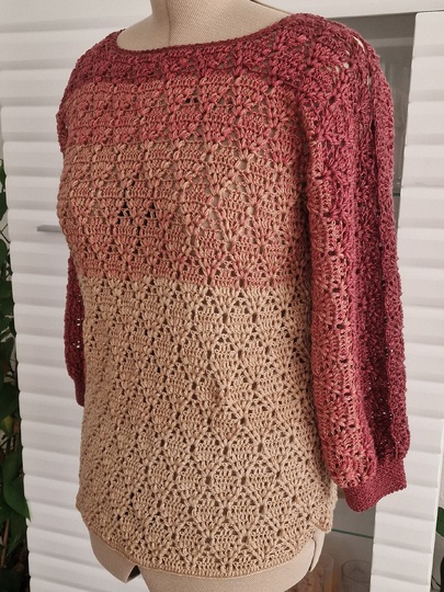 Häkelanleitung für den Pulli "Aurora"