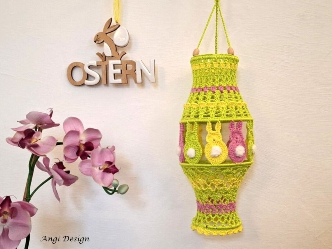 Häkelanleitung Häschen Lampion