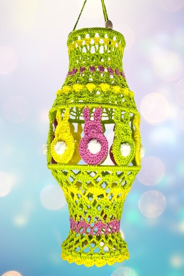 Häkelanleitung Häschen Lampion