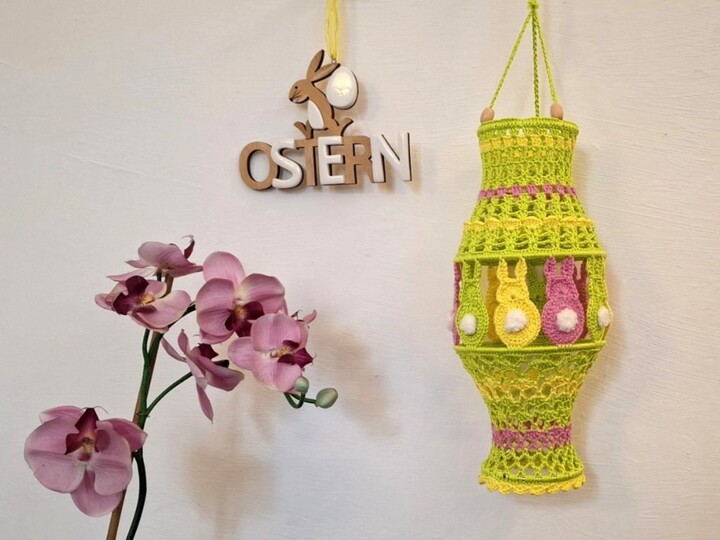 Häkelanleitung Häschen Lampion