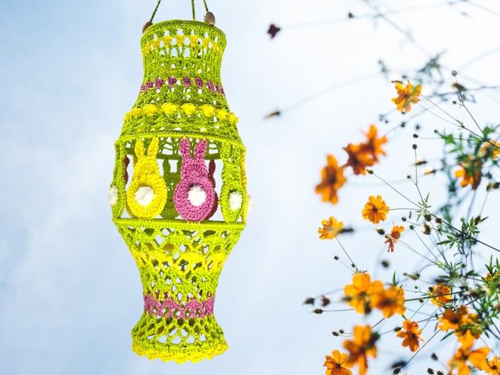 Häkelanleitung Häschen Lampion