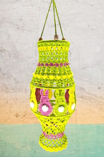 Häkelanleitung Häschen Lampion