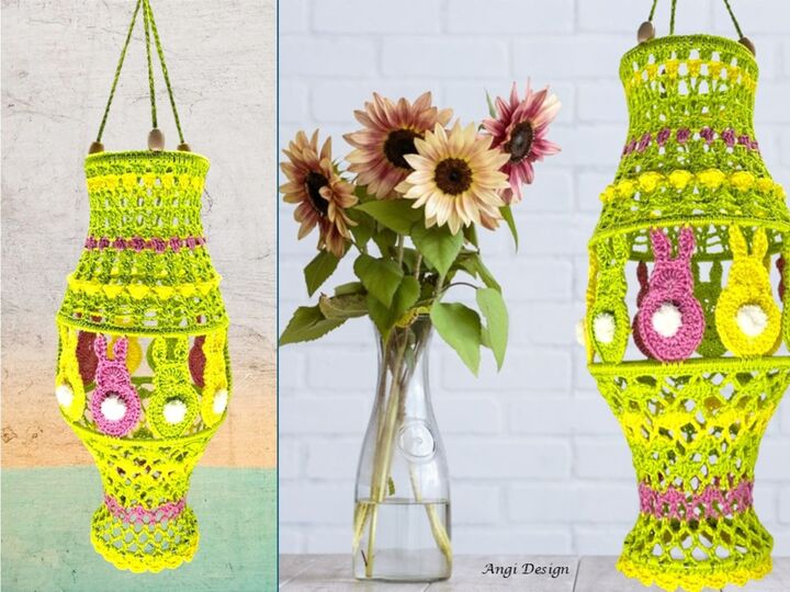 Häkelanleitung Häschen Lampion