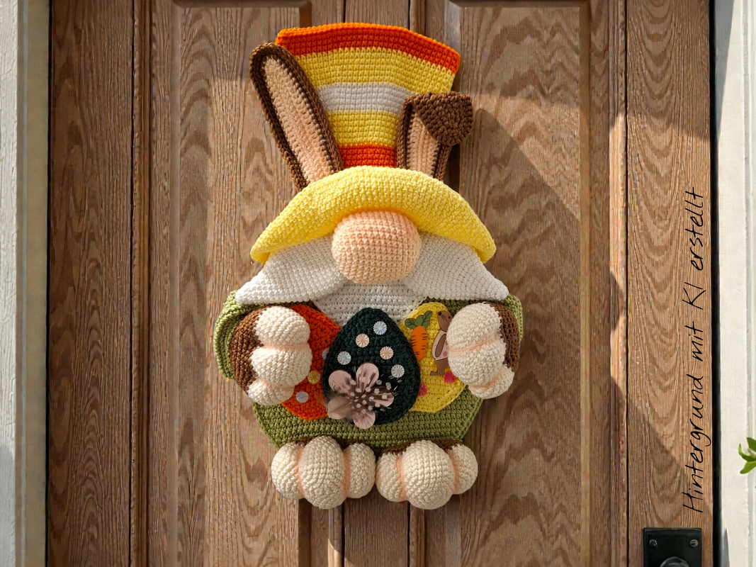 Häkelanleitung Hasenwichtel Aufsteller oder Türhänger - Bild 3