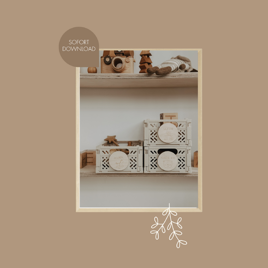 Plotter- und Laserdatei "ORDNUNG SPIELSACHEN" SVG PNG