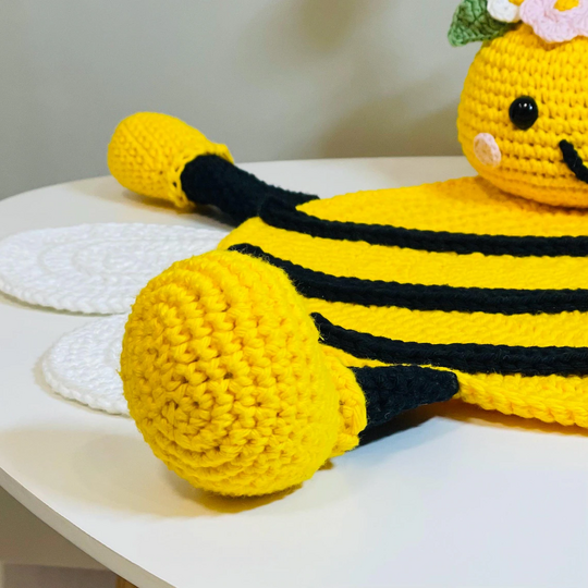 Häkelanleitung Bienen Platzset – Süße Tischdeko für Kinder