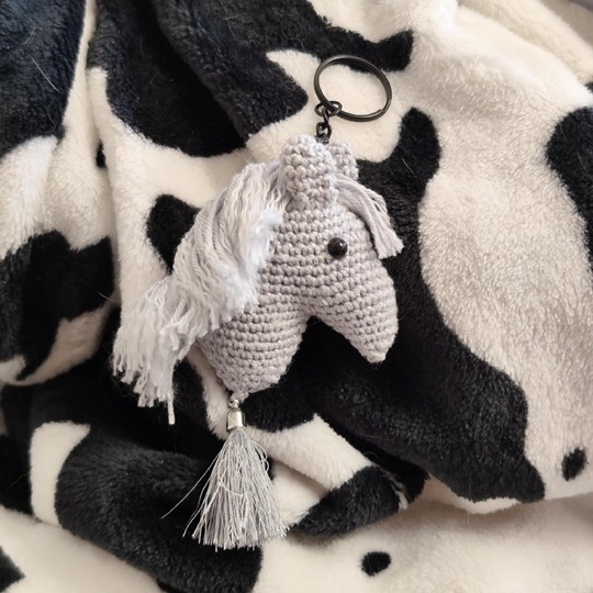 Häkelanleitung: Pferdeschlüsselanhänger