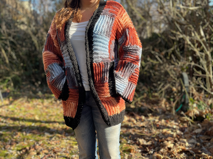 Crochet Pattern Mosaic-Cardigan