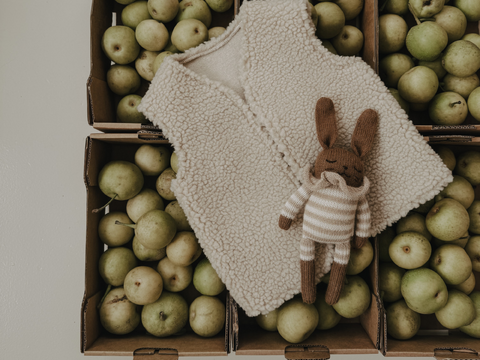 E-Book Nähen Nr. Lammfell Weste (Größe 56–98) - deutsch