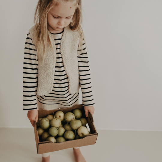 E-Book Nähen Nr. Lammfell Weste (Größe 56–98) - deutsch