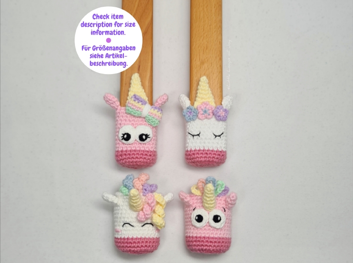 Crochet Pattern Amigurumi Chair Leg Covers "Unicorn Parade"