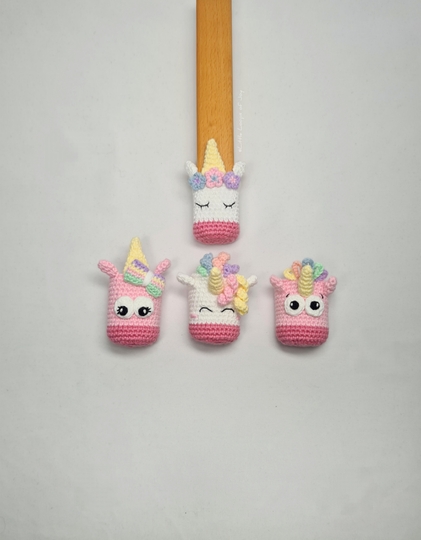 Crochet Pattern Amigurumi Chair Leg Covers "Unicorn Parade"