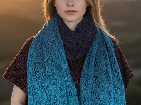 Ägäis Schal oder Stola