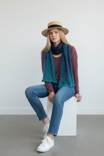 Ägäis Schal oder Stola