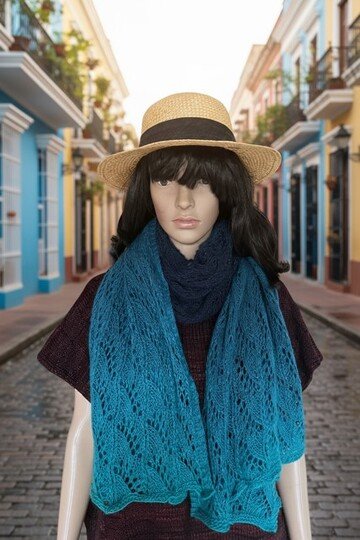 Ägäis Schal oder Stola