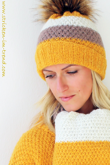 Strickanleitung für Pullover, Schal & Mütze | SET ALPAKA Deluxe #2