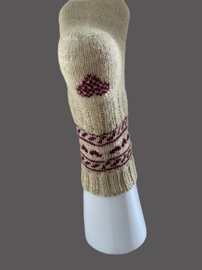 Edeline, die Socken mit den Herzen