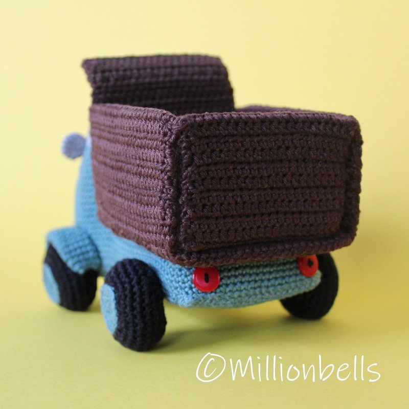 Amigurumi Dump Truck Crochet Pattern PDF Toy Vintage Classic Vehicle - Image 9