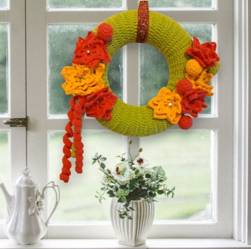 Türkranz mit Blüten - Bild 6