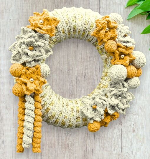 Türkranz mit Blüten