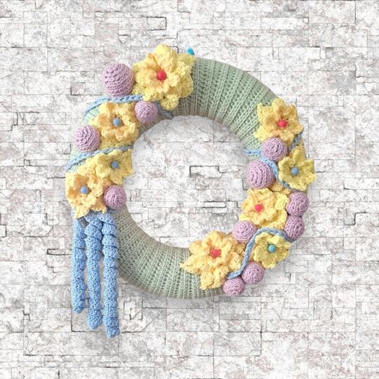 Türkranz mit Blüten