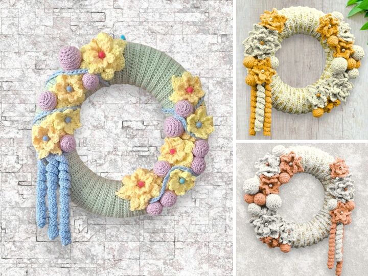 Türkranz mit Blüten