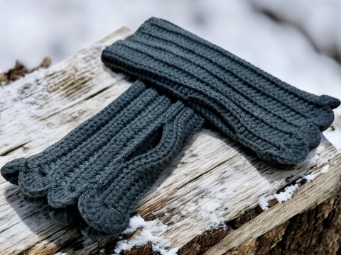 Handstulpen häkeln|einfache Winterstulpen mit Struktur (auch für Anfänger)