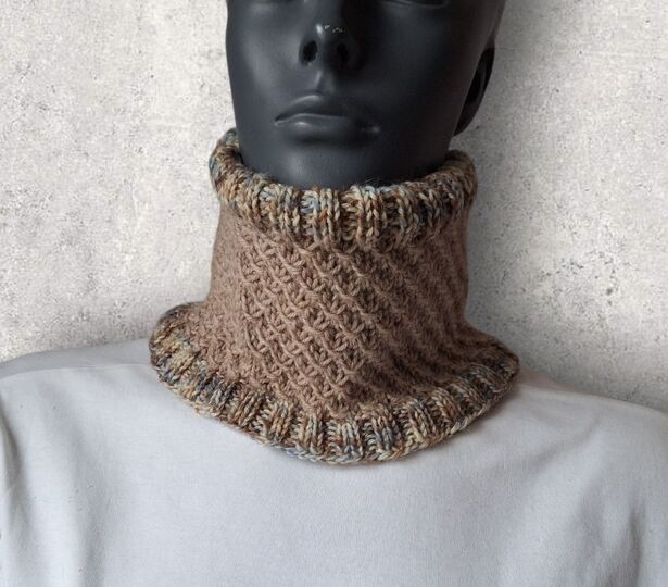 Strickanleitung Schlauchschal, Halssocke "two in one",   #361