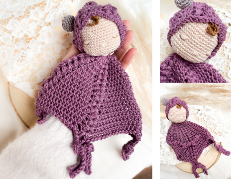 Häkelanleitung Schmusetuch/Schlafpüppchen „Charlie“