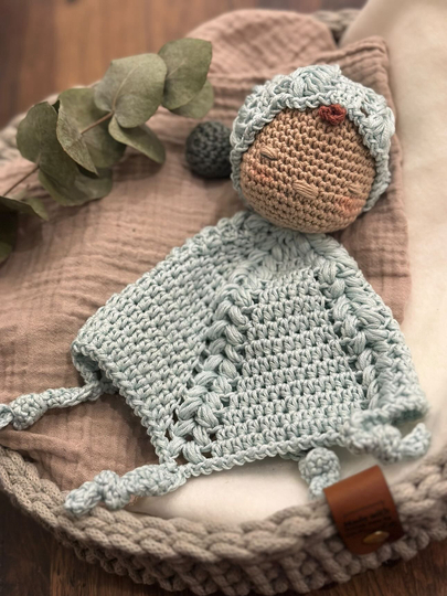 Häkelanleitung Schmusetuch/Schlafpüppchen „Charlie“