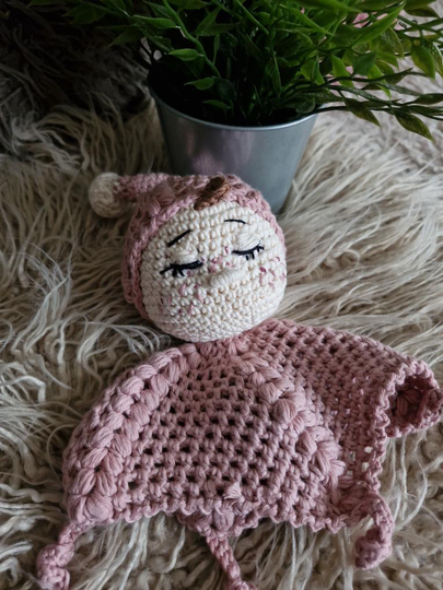 Häkelanleitung Schmusetuch/Schlafpüppchen „Charlie“