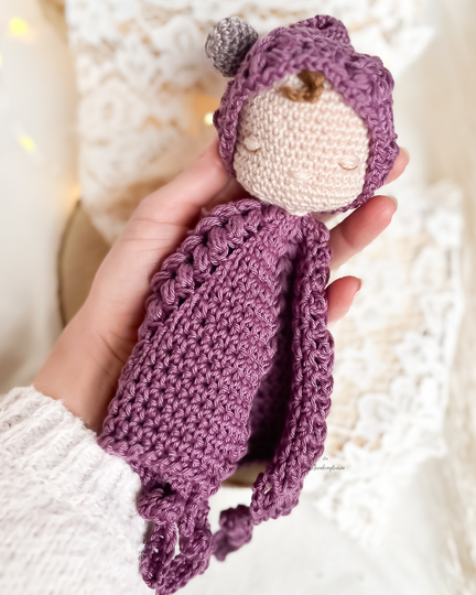 Häkelanleitung Schmusetuch/Schlafpüppchen „Charlie“