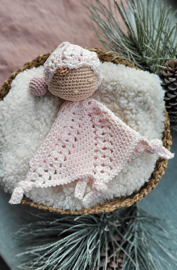 Häkelanleitung Schmusetuch/Schlafpüppchen „Charlie“