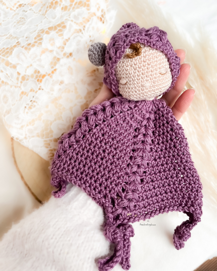 Häkelanleitung Schmusetuch/Schlafpüppchen „Charlie“