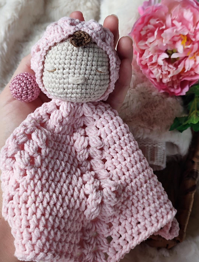 Häkelanleitung Schmusetuch/Schlafpüppchen „Charlie“