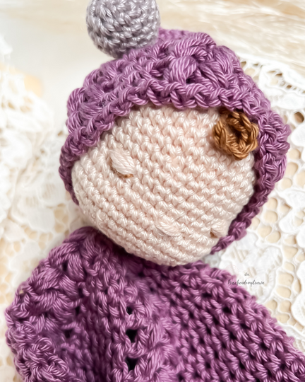 Häkelanleitung Schmusetuch/Schlafpüppchen „Charlie“