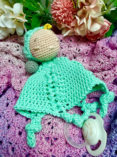 Häkelanleitung Schmusetuch/Schlafpüppchen „Charlie“