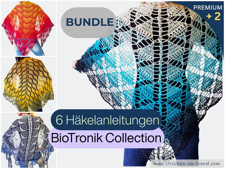 Häkelanleitung Bundle für Dreieckstücher | BioTronik Collection