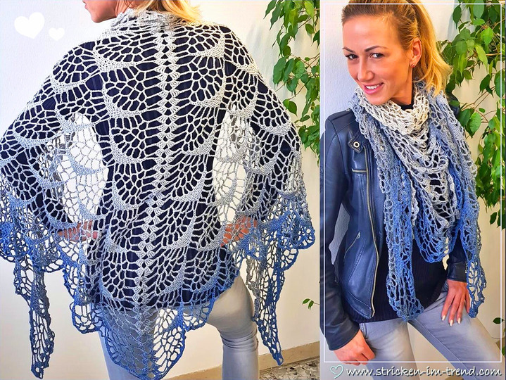 Crochet Pattern Bundle for Triangle Shawls | BioTronik Collection