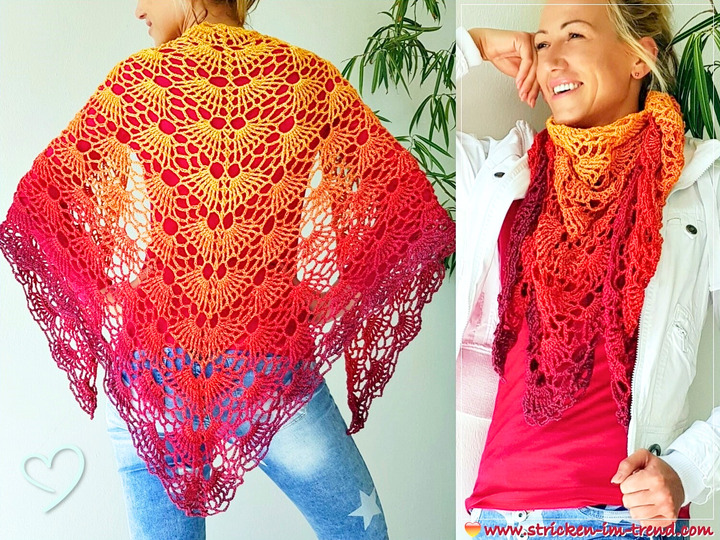 Crochet Pattern Bundle for Triangle Shawls | BioTronik Collection