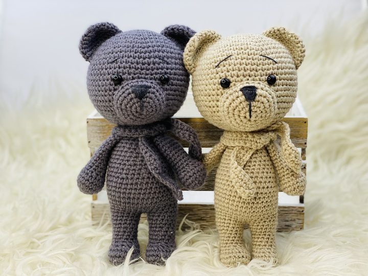 Häkelanleitung - Amigurumi Bär