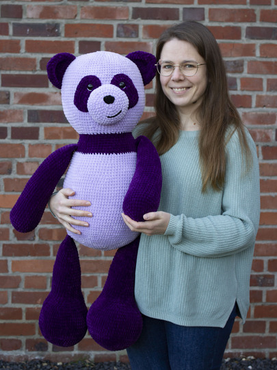 Panda Lola - Häkelanleitung von CaroKunterbunt