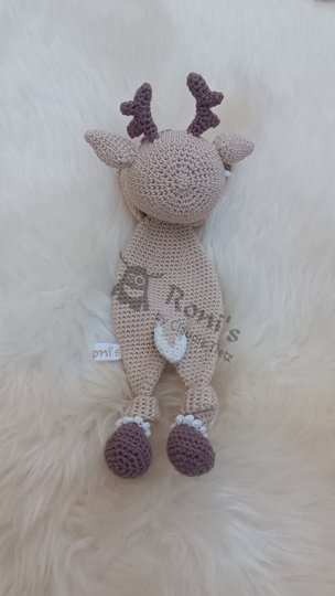 Daisy Deer: Anleitung (Deutsch) zum Häkeln von Reh-Schnuffeltieren