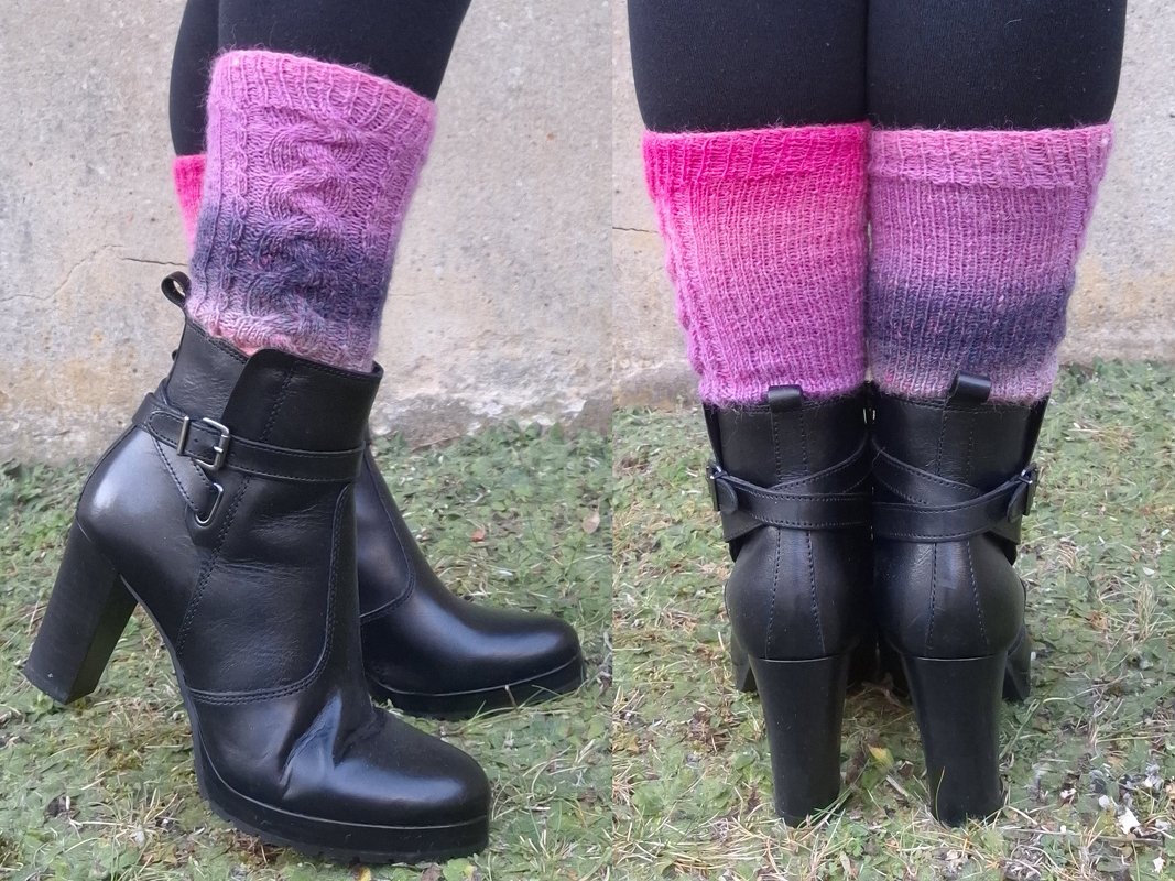 Leg Warmers AMORE Knitting Pattern - Image 2